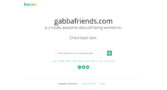 Desktop Screenshot of gabbafriends.com